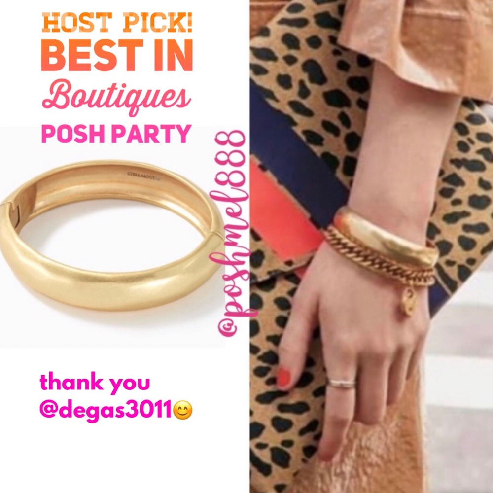 Stella & Dot | ⚜️Sculptural [GOLD] Essential Cuff - Picture 10 of 11